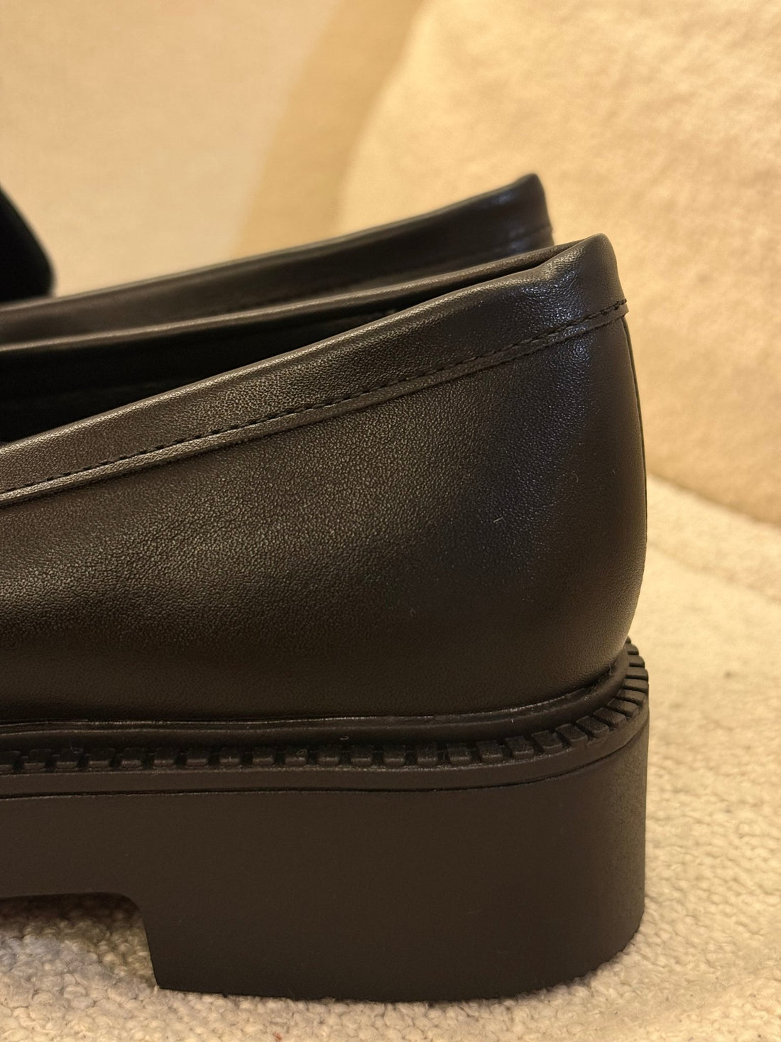 Mocassins noir mat - Léone