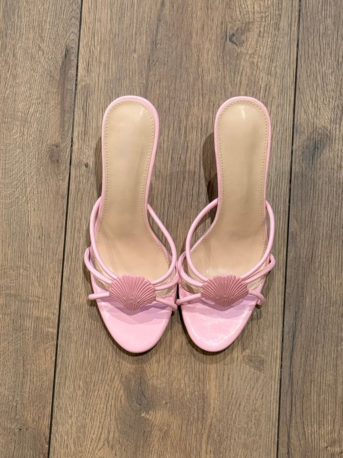 Mules à talon coquillage - Léone
