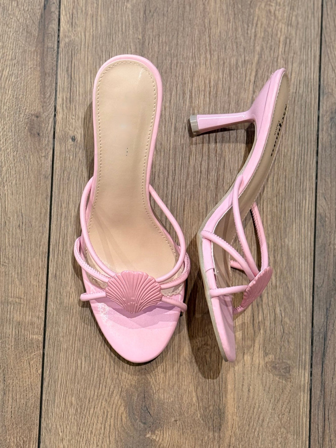 Mules à talon coquillage - Léone