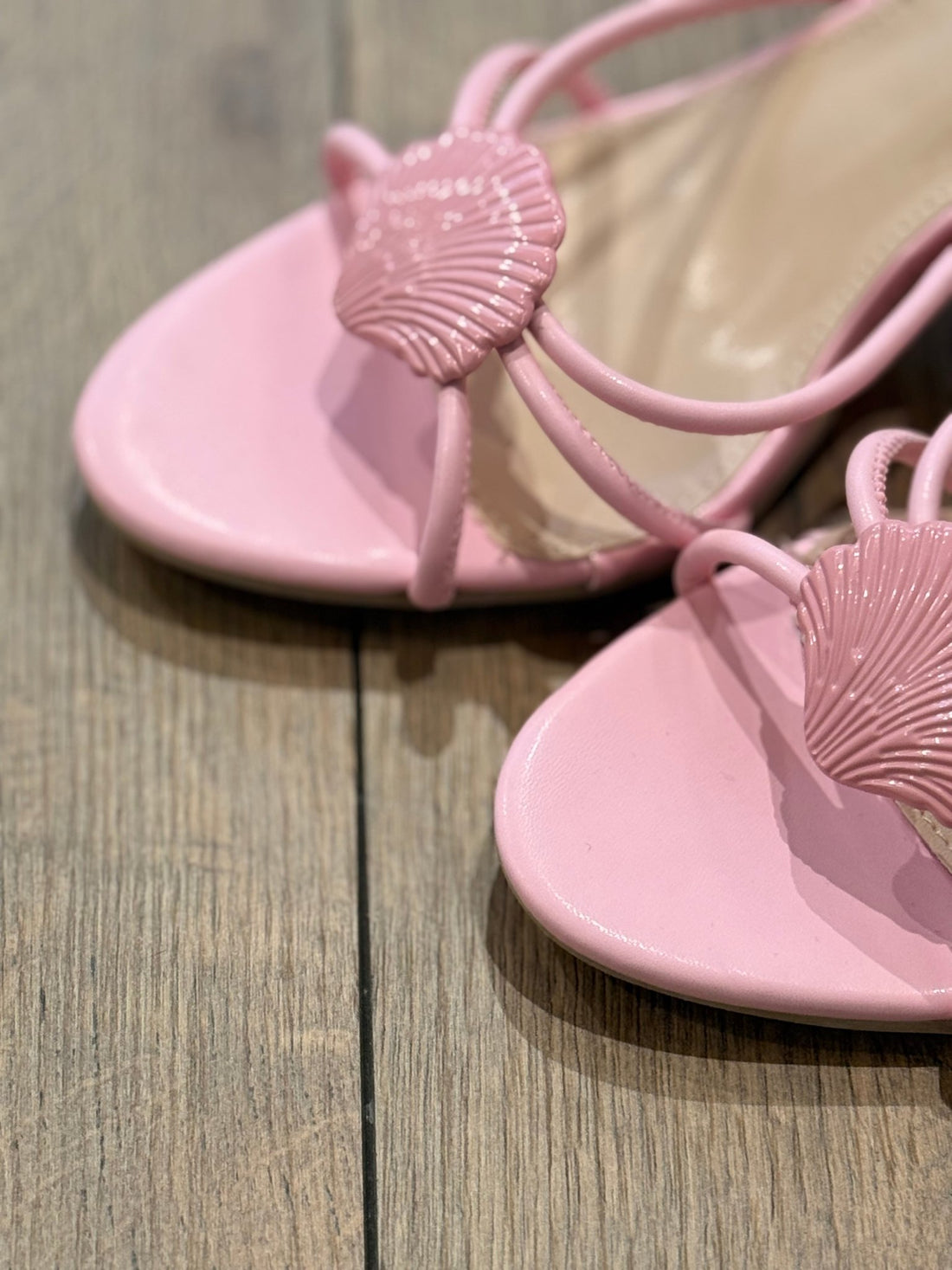 Mules à talon coquillage - Léone