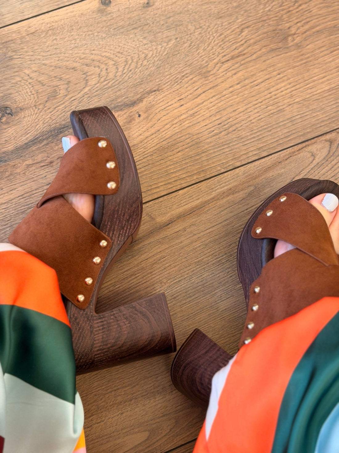 Mules a talon style sabot - Léone