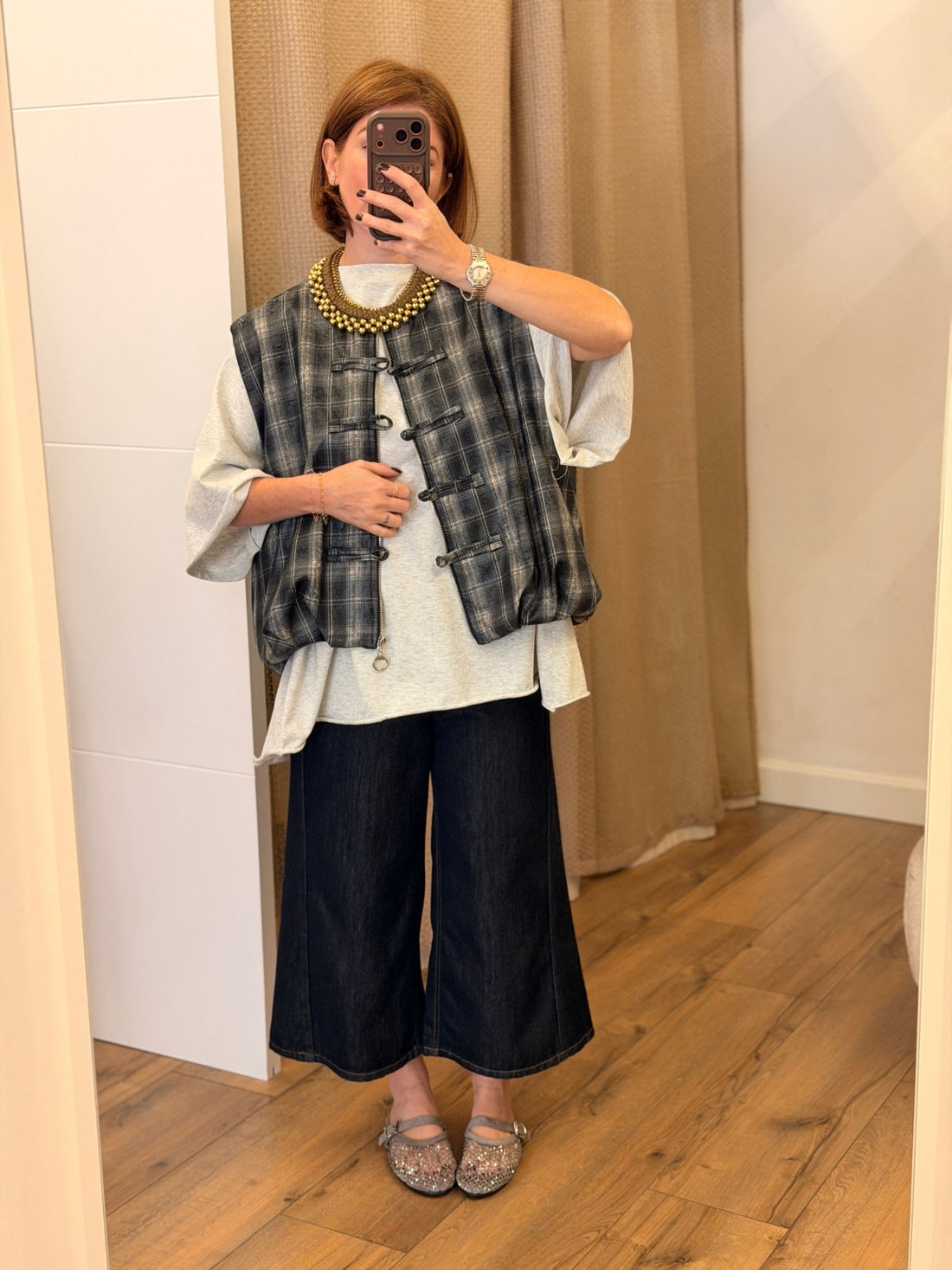 Mules résille strass grises - Léone