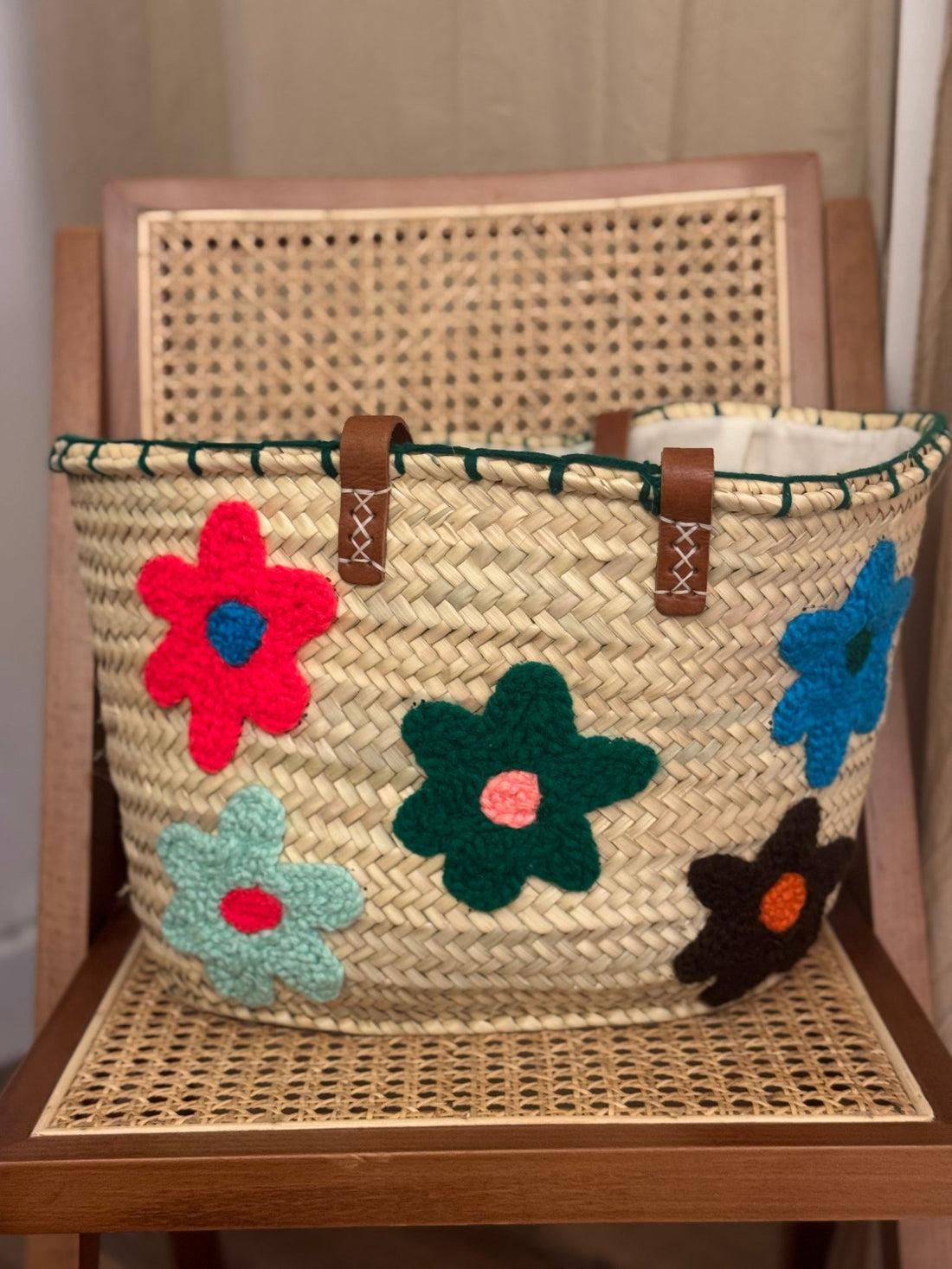Panier fleuri - Léone