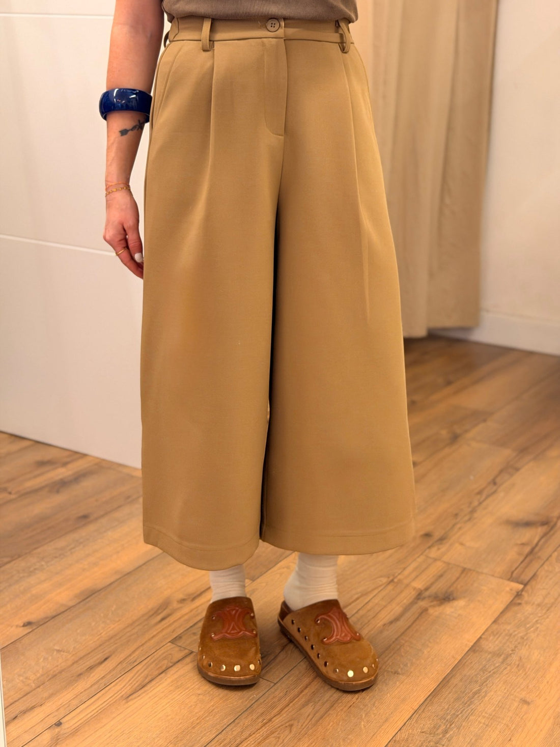 Pantacourt Milo camel - Léone