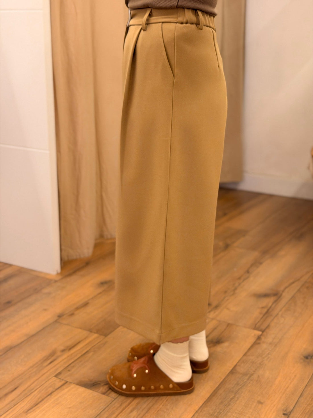 Pantacourt Milo camel - Léone