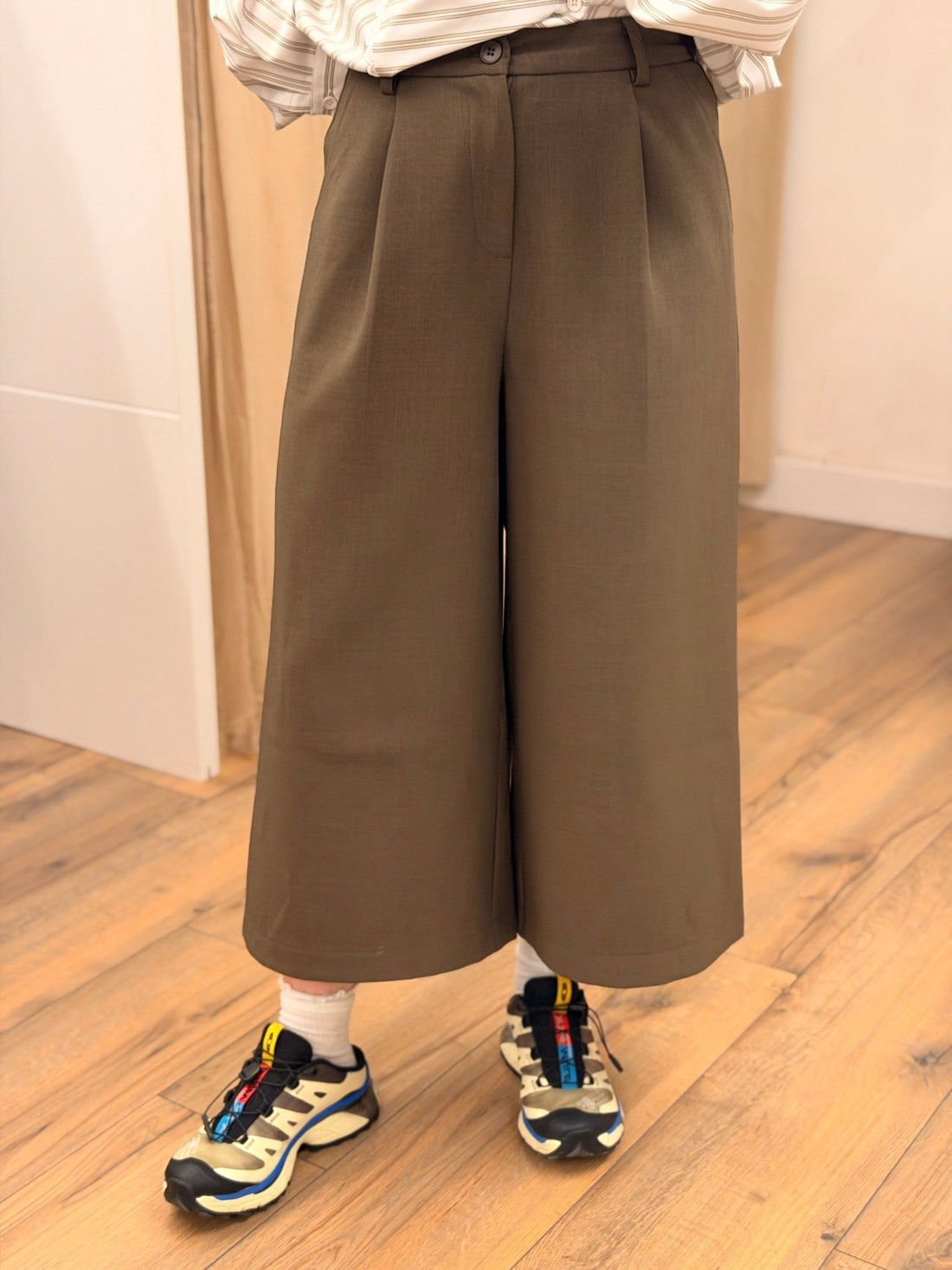 Pantacourt Milo marron - Léone