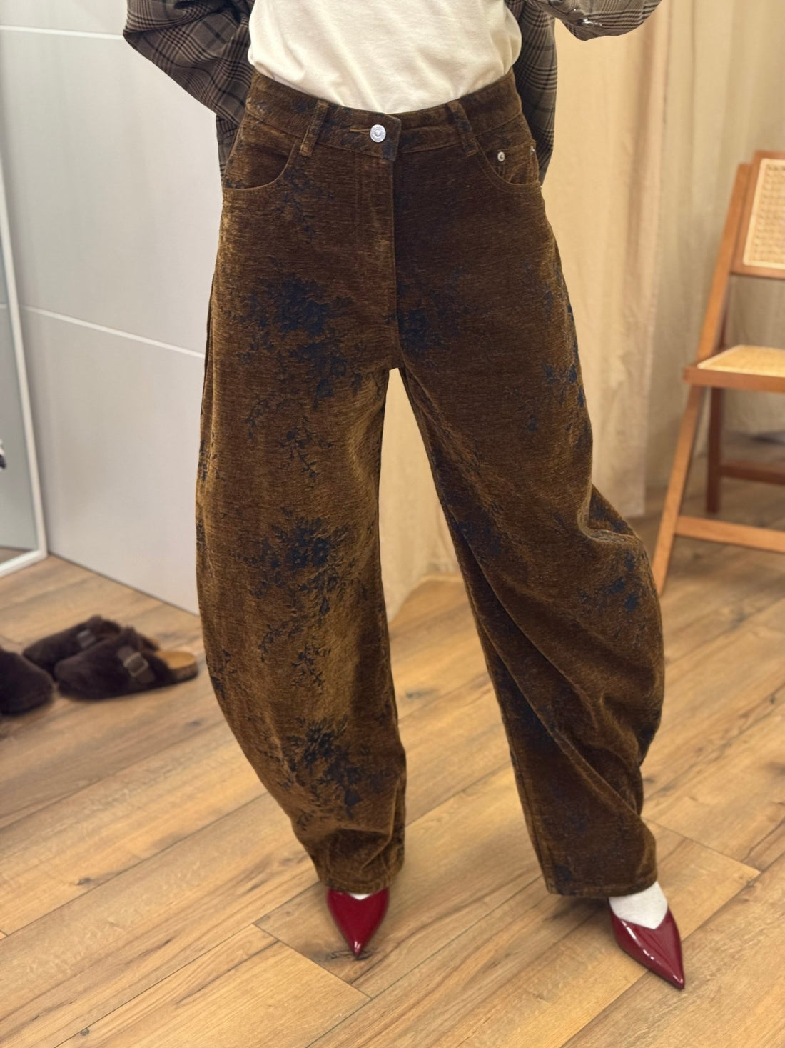 Pantalon aiko en velours - Léone