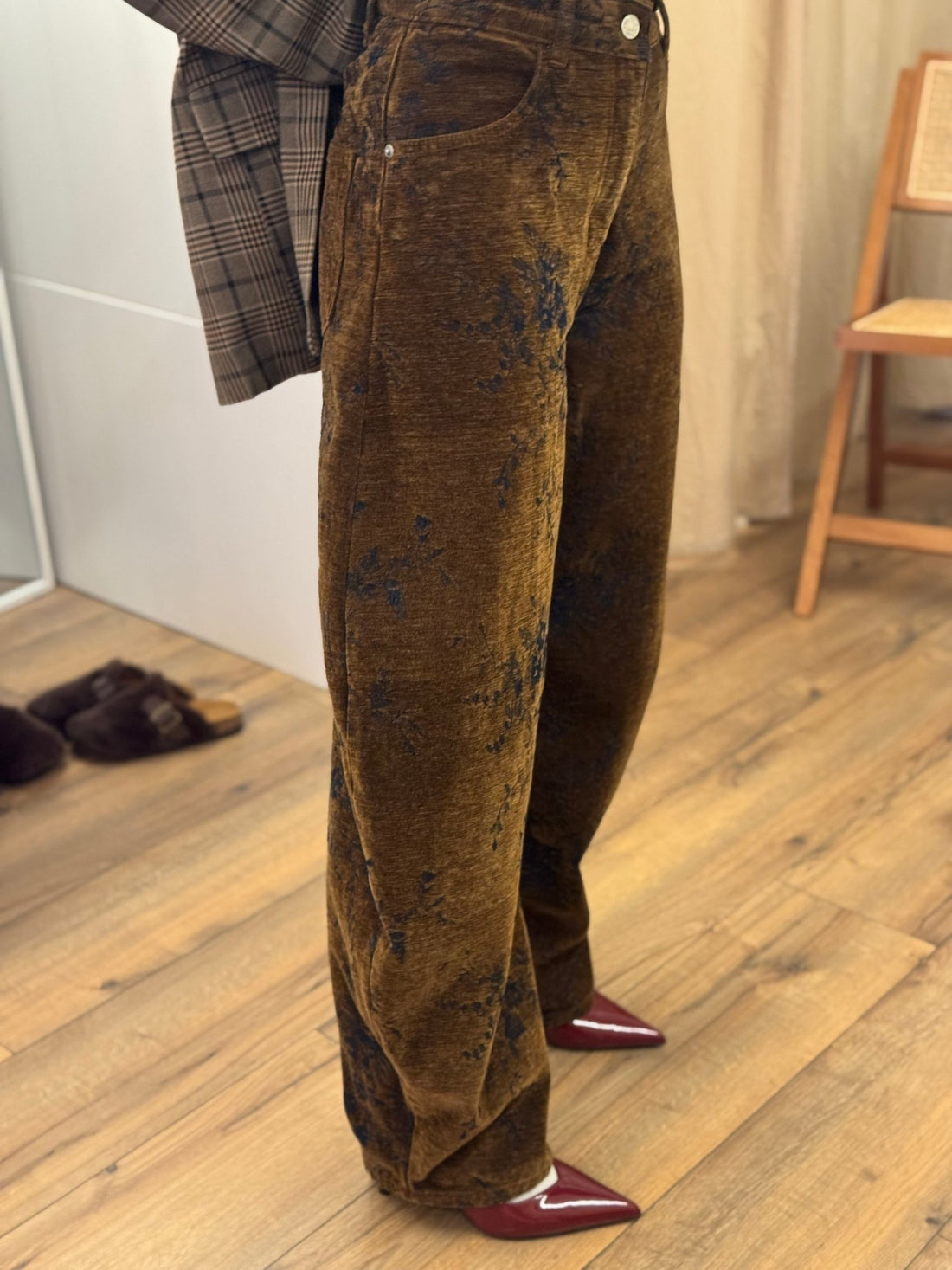 Pantalon aiko en velours - Léone