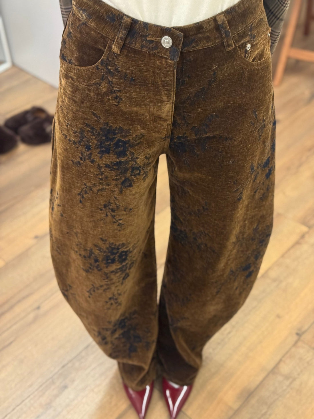 Pantalon aiko en velours - Léone