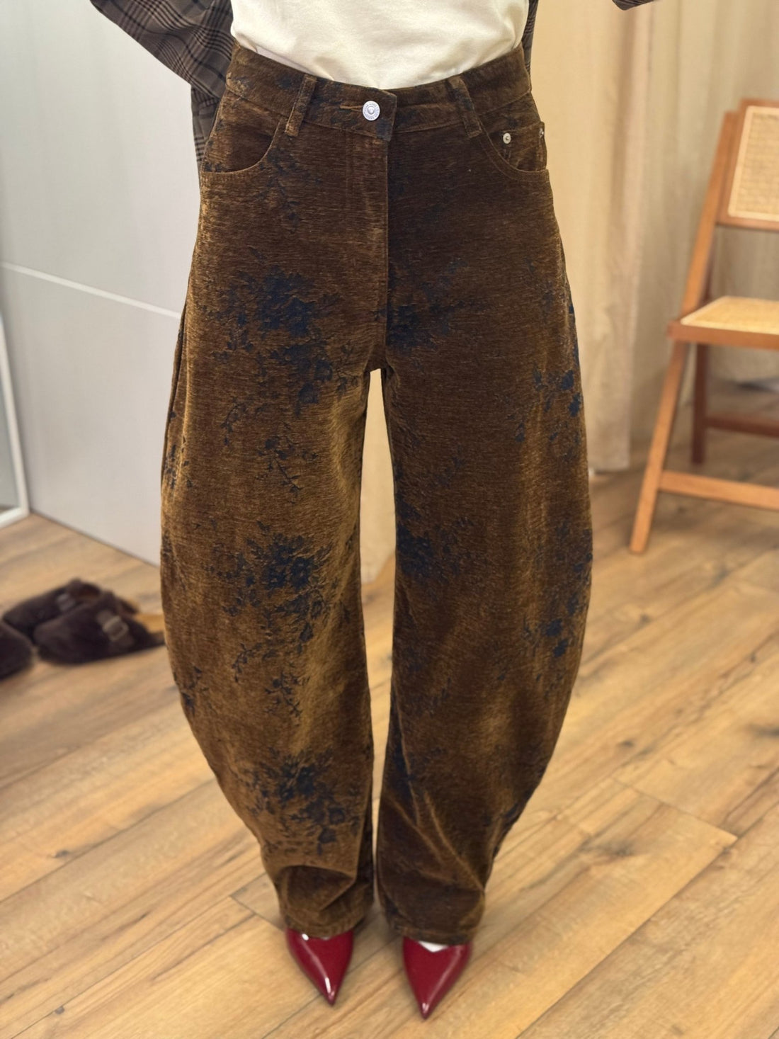 Pantalon aiko en velours - Léone