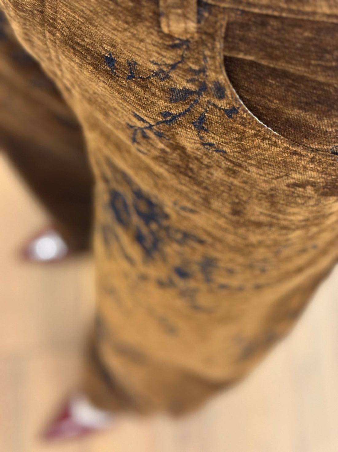 Pantalon aiko en velours - Léone