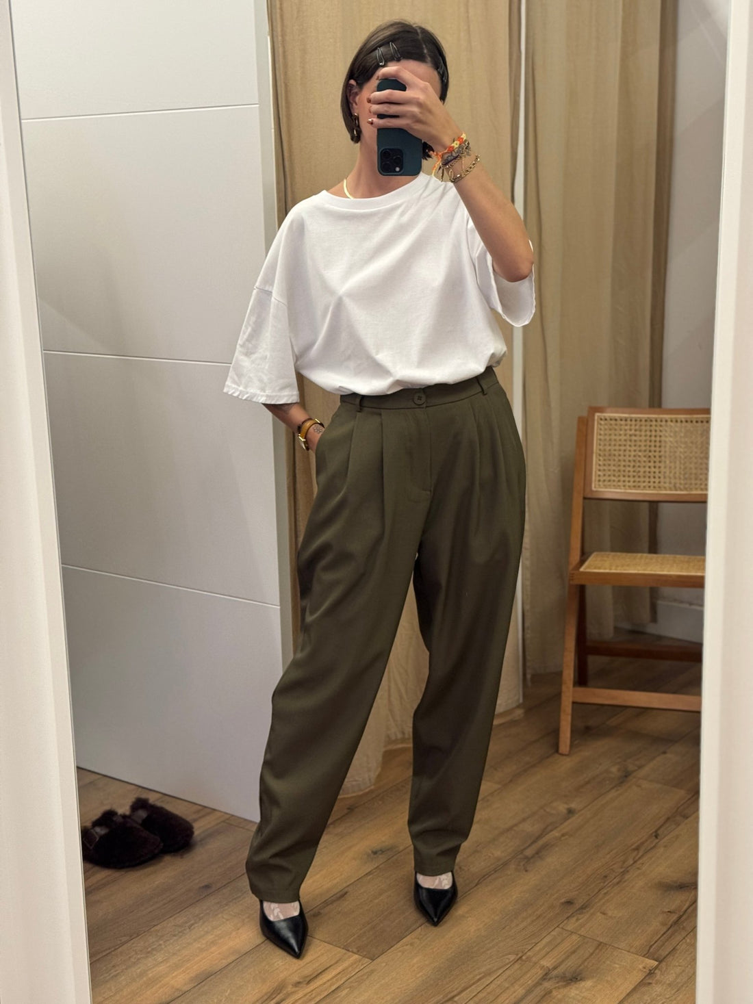 Pantalon arlen kaki - Léone