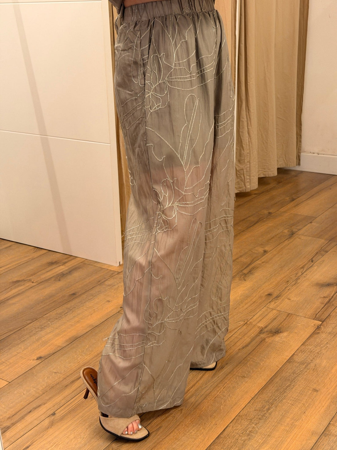 Pantalon Aubrey taupe - Léone