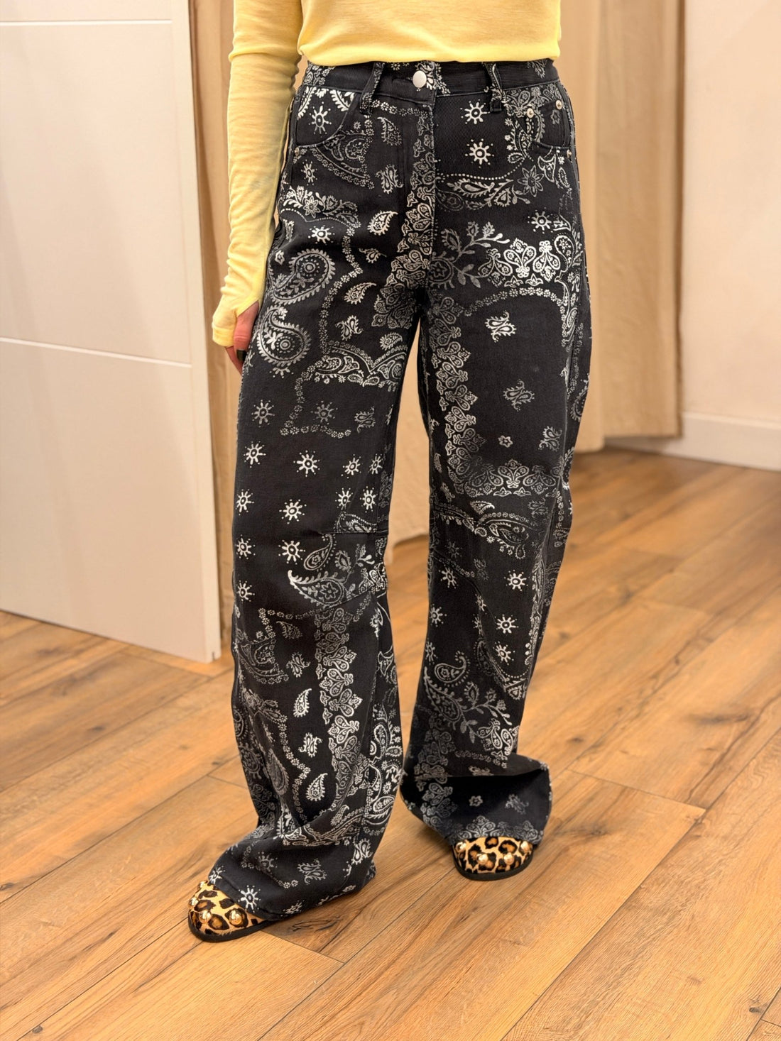 Pantalon Bandit noir - Léone