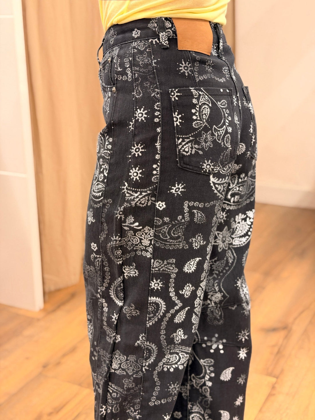 Pantalon Bandit noir - Léone