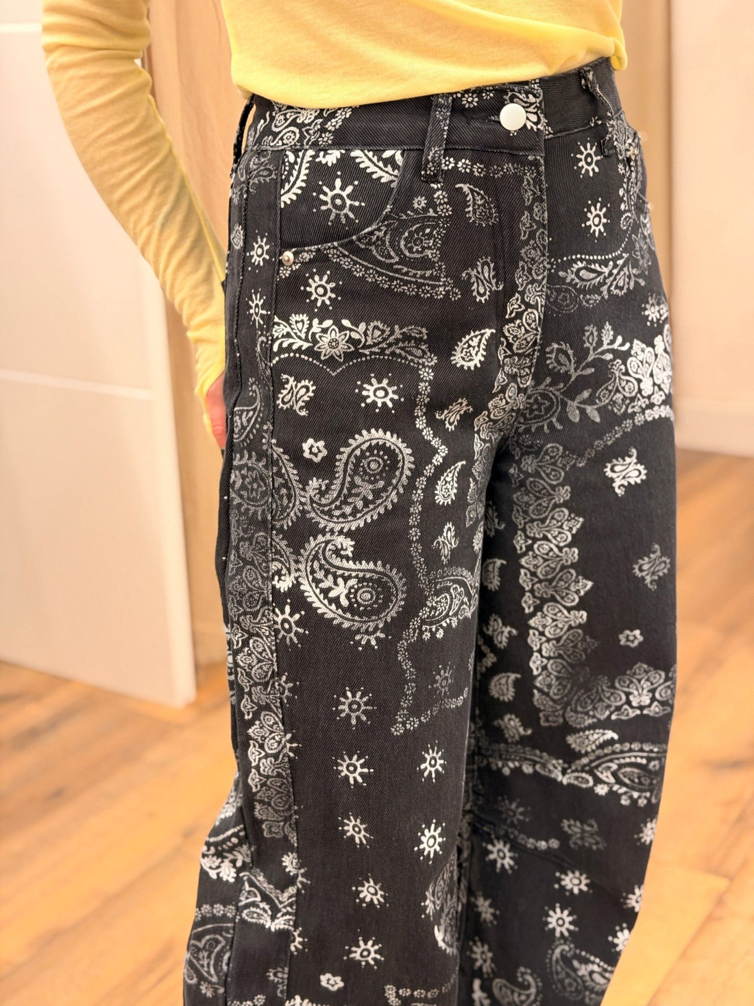 Pantalon Bandit noir - Léone