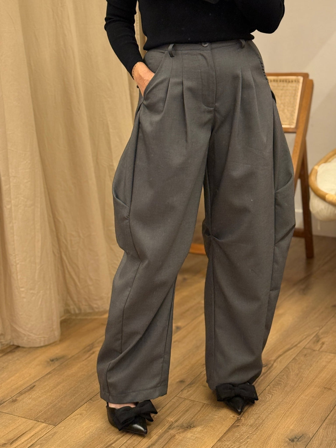Pantalon Bertrand gris - Léone