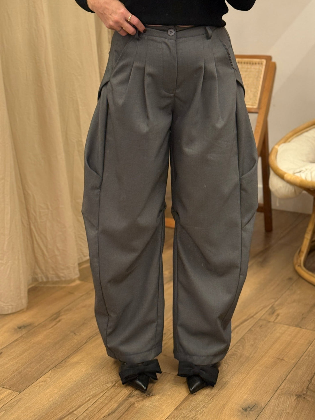 Pantalon Bertrand gris - Léone