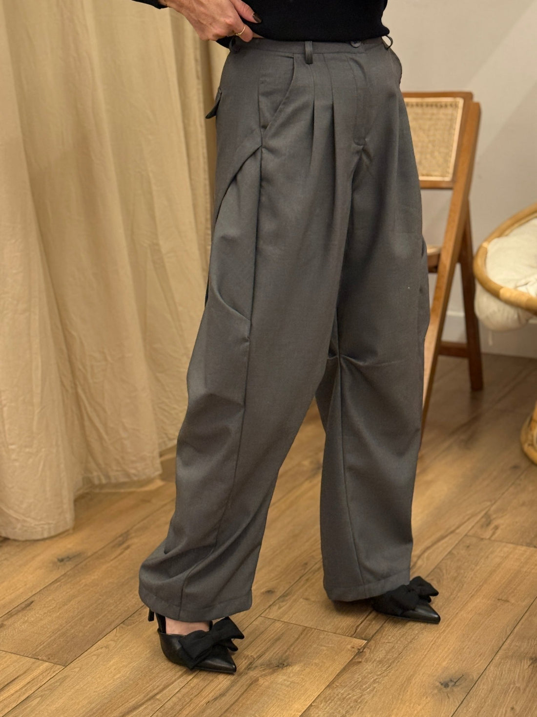Pantalon Bertrand gris - Léone
