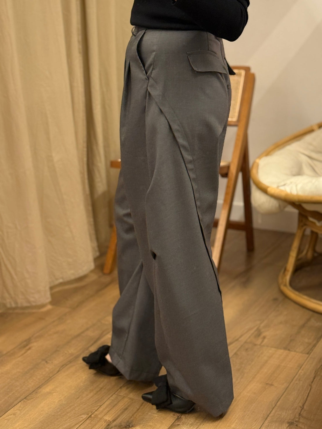 Pantalon Bertrand gris - Léone