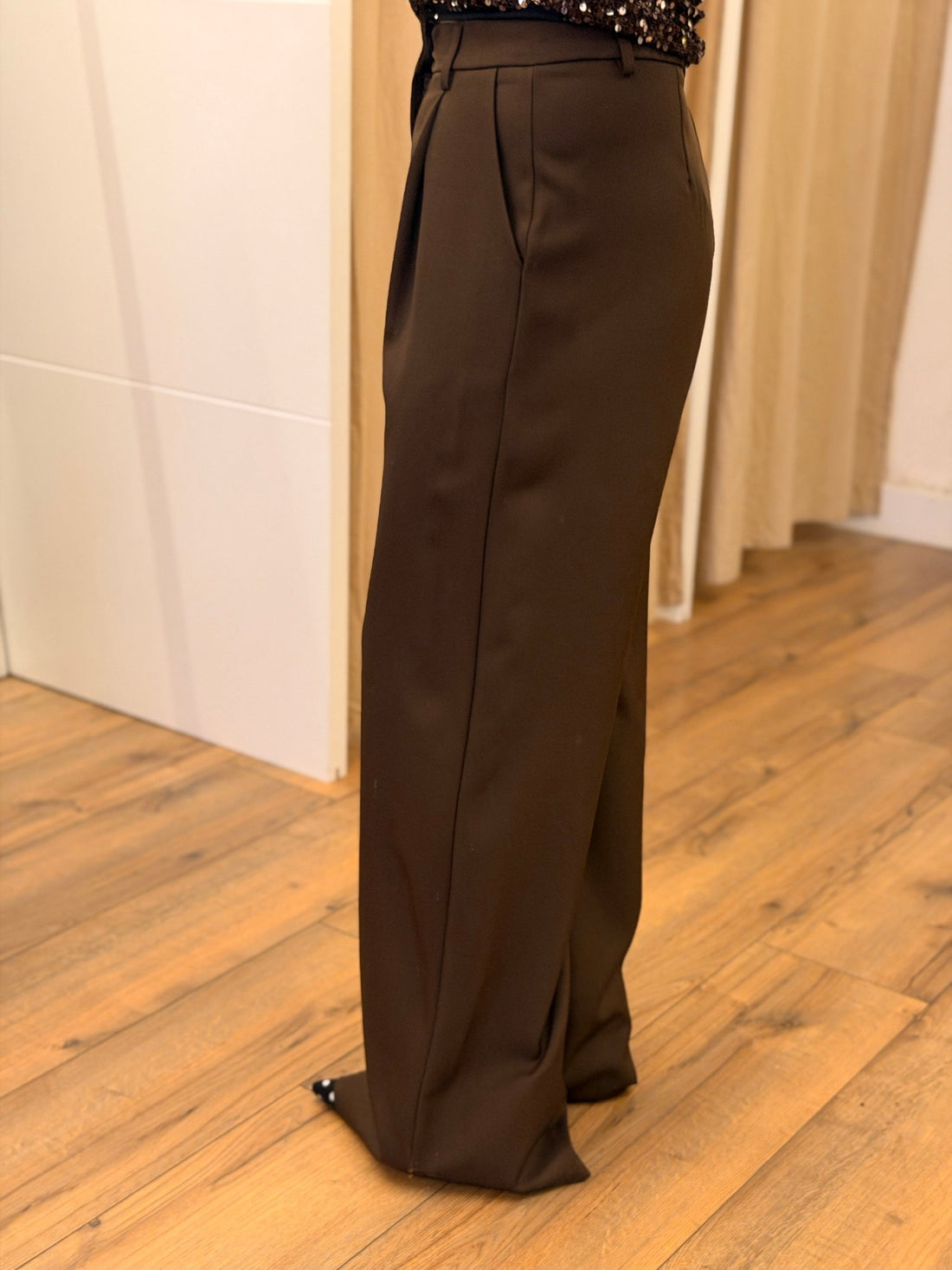 Pantalon Bobby chocolat - Léone