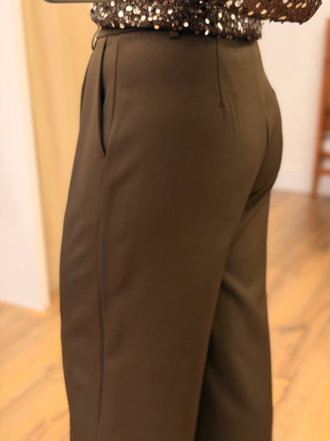 Pantalon Bobby chocolat - Léone