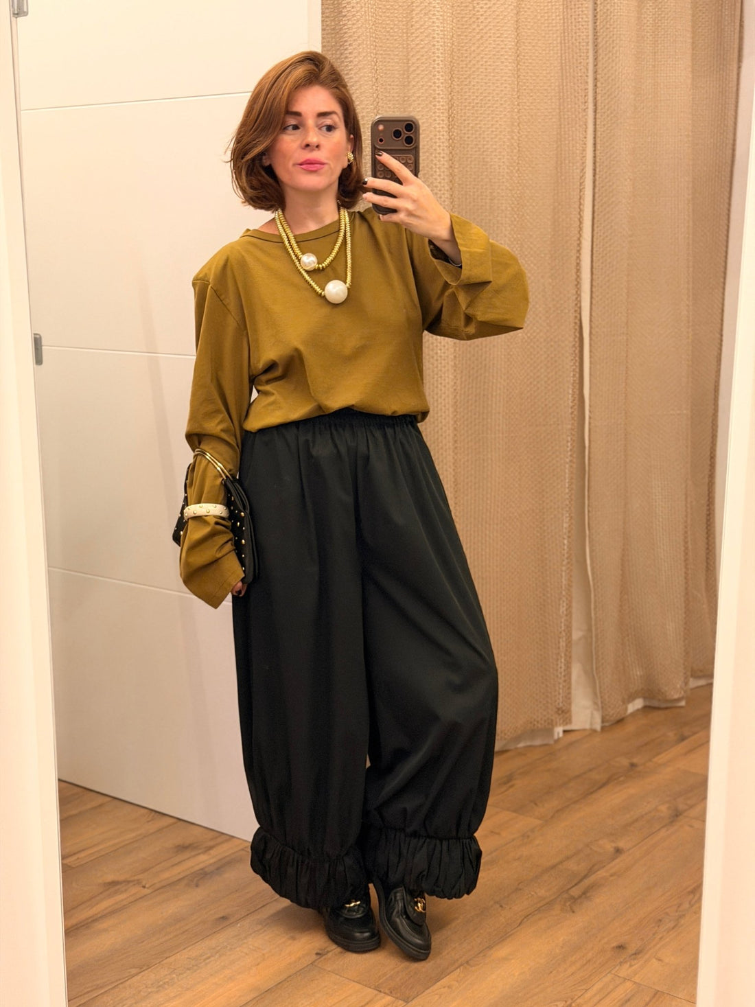 Pantalon bouffant sérré en bas - Léone
