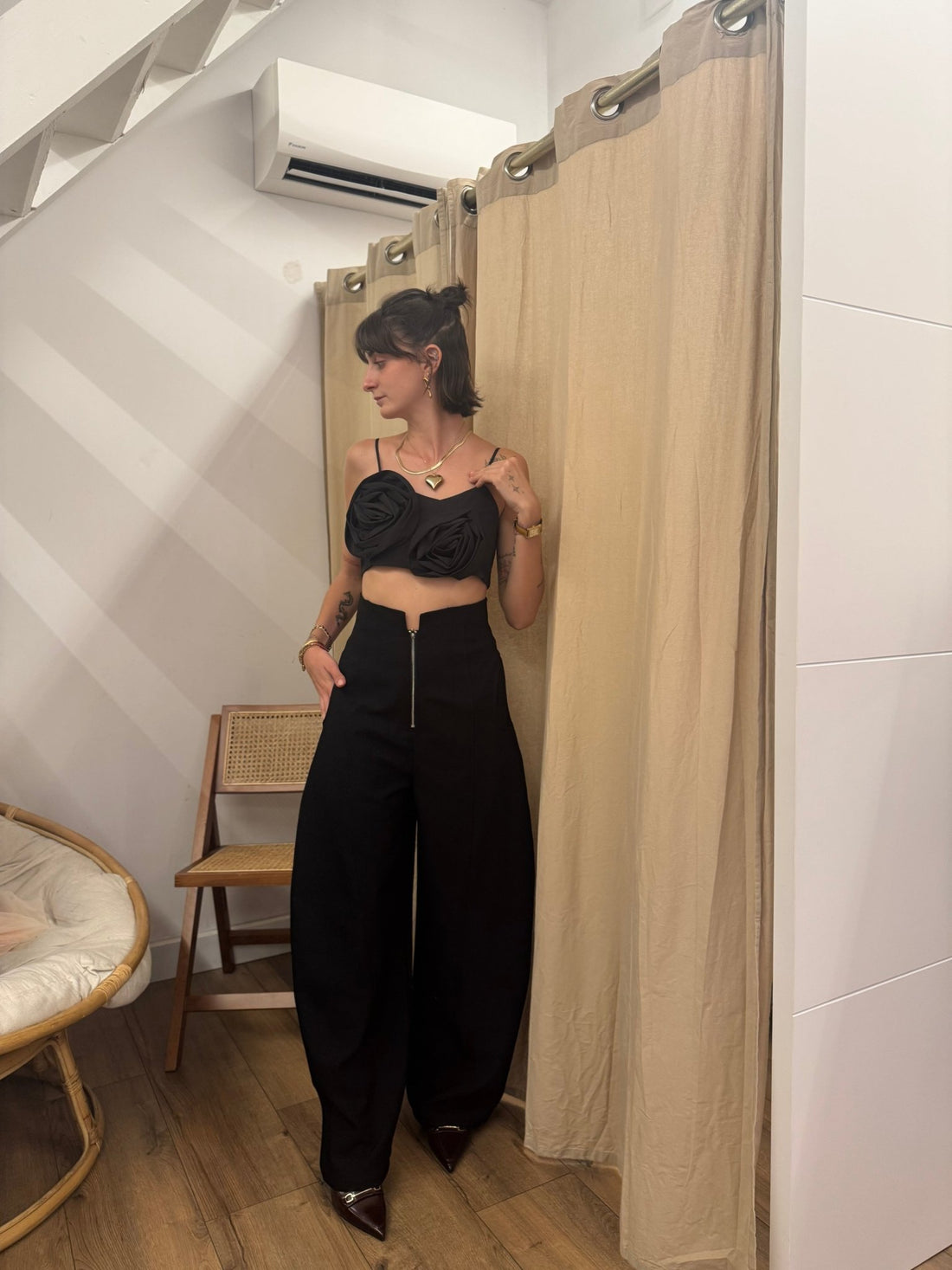 Pantalon Dan noir - Léone