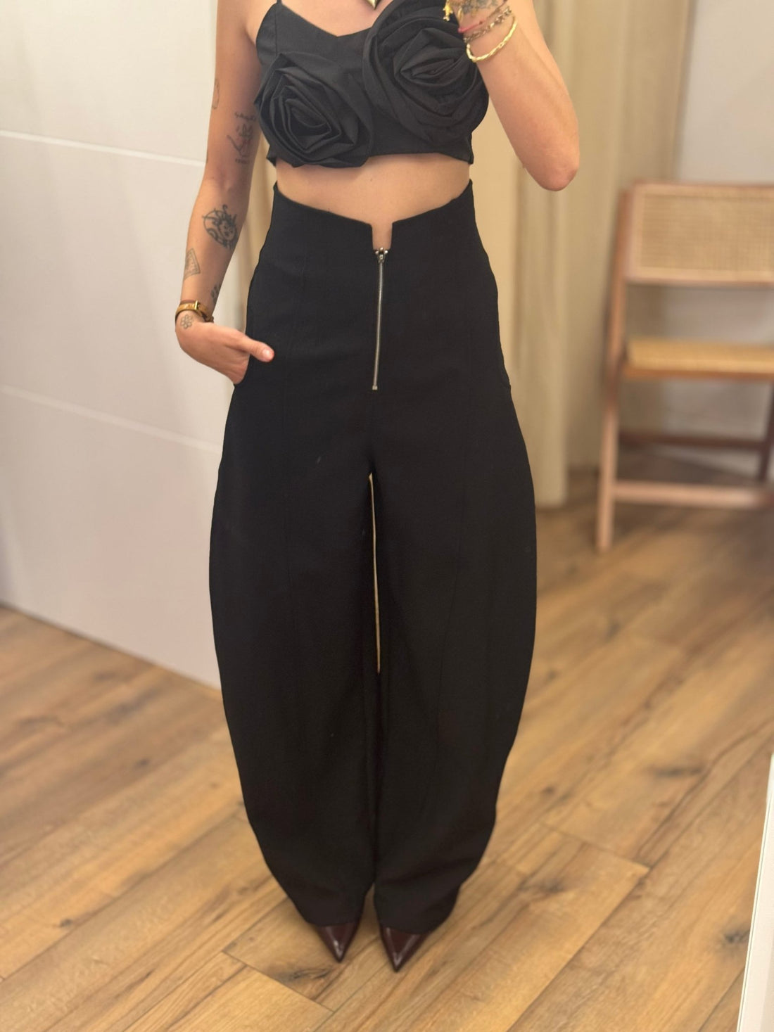 Pantalon Dan noir - Léone