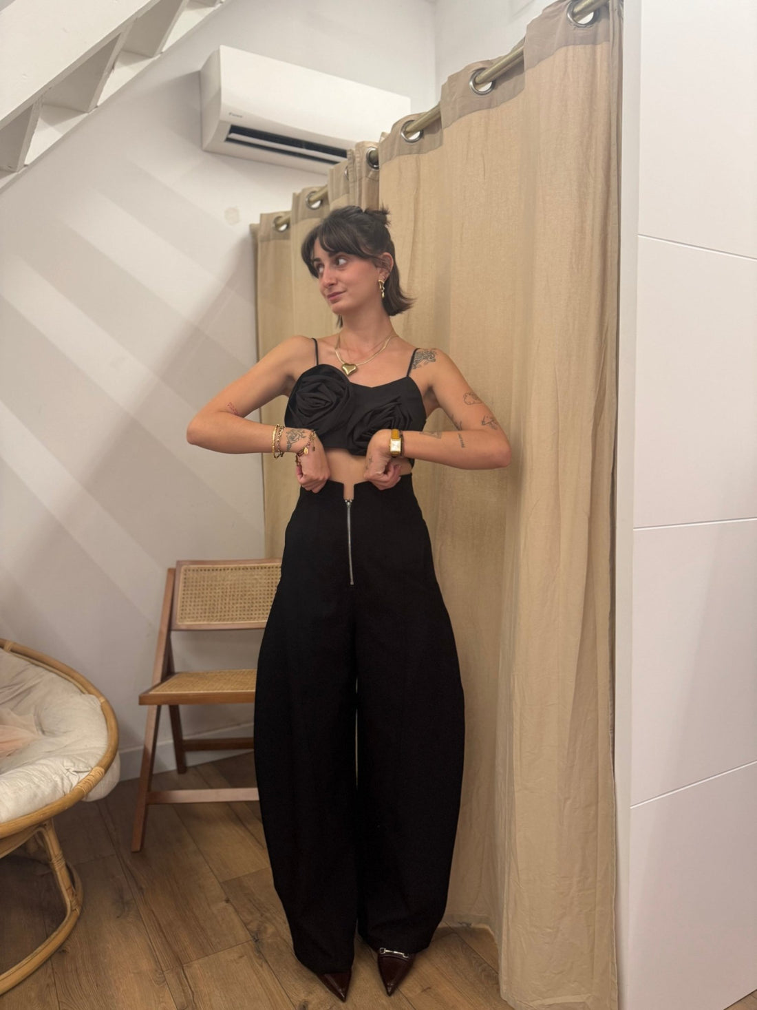 Pantalon Dan noir - Léone