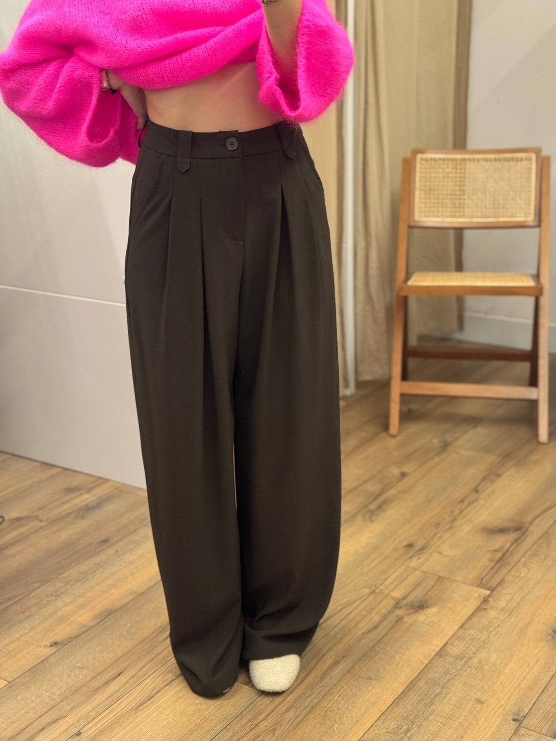 Pantalon Édouard marron - Léone