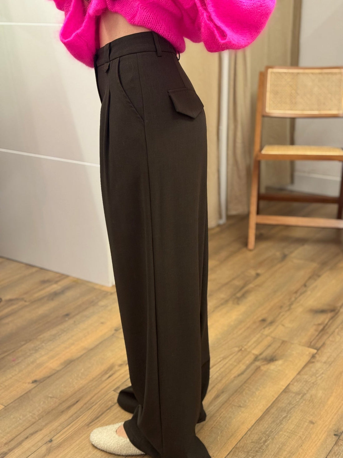 Pantalon Édouard marron - Léone