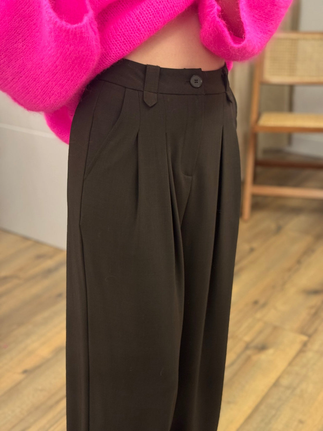 Pantalon Édouard marron - Léone