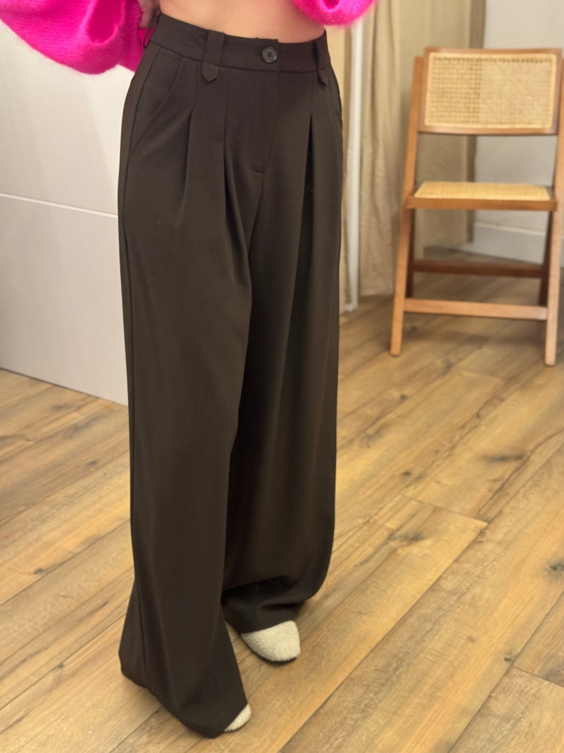 Pantalon Édouard marron - Léone