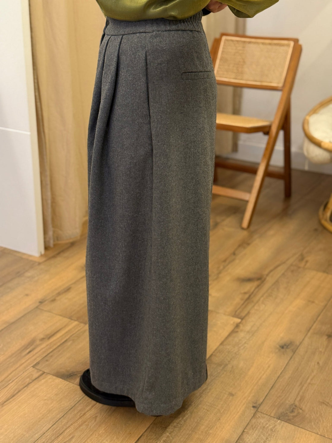 Pantalon Éléonore gris - Léone