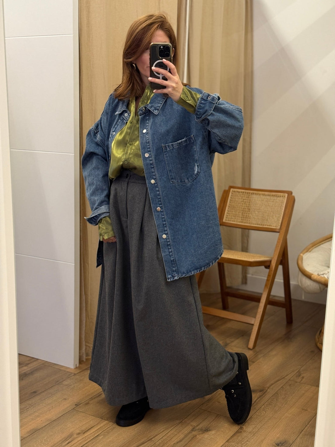 Pantalon Éléonore gris - Léone