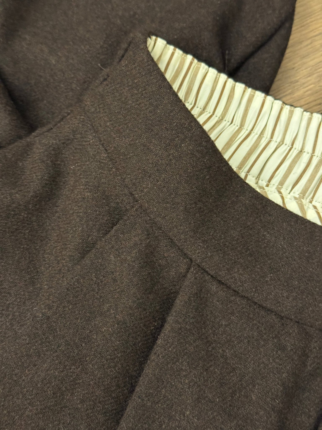 Pantalon Éléonore marron - Léone
