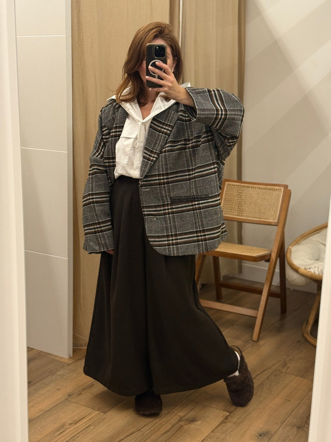 Pantalon Éléonore marron - Léone