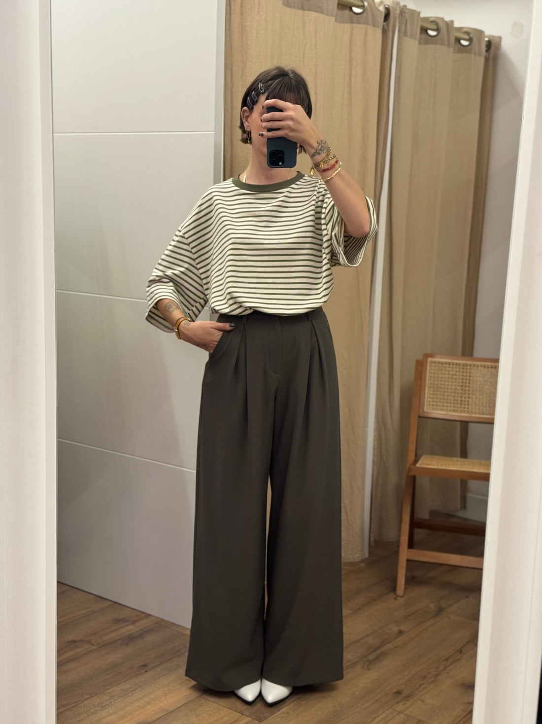 Pantalon Ghislain kaki - Léone