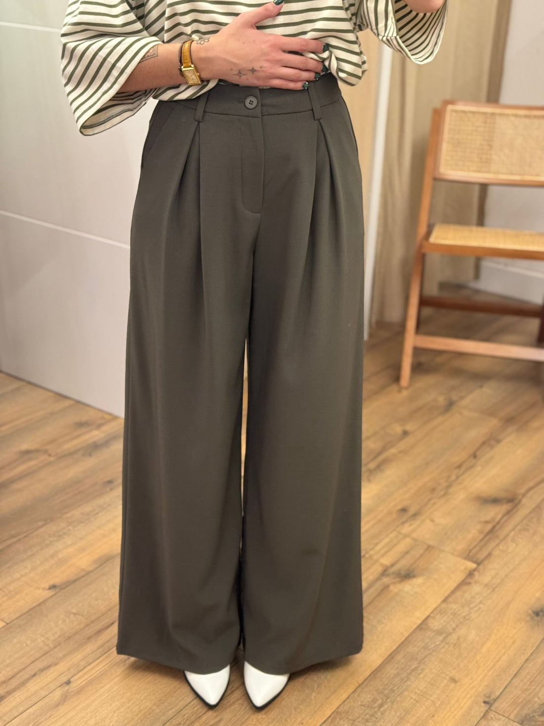 Pantalon Ghislain kaki - Léone