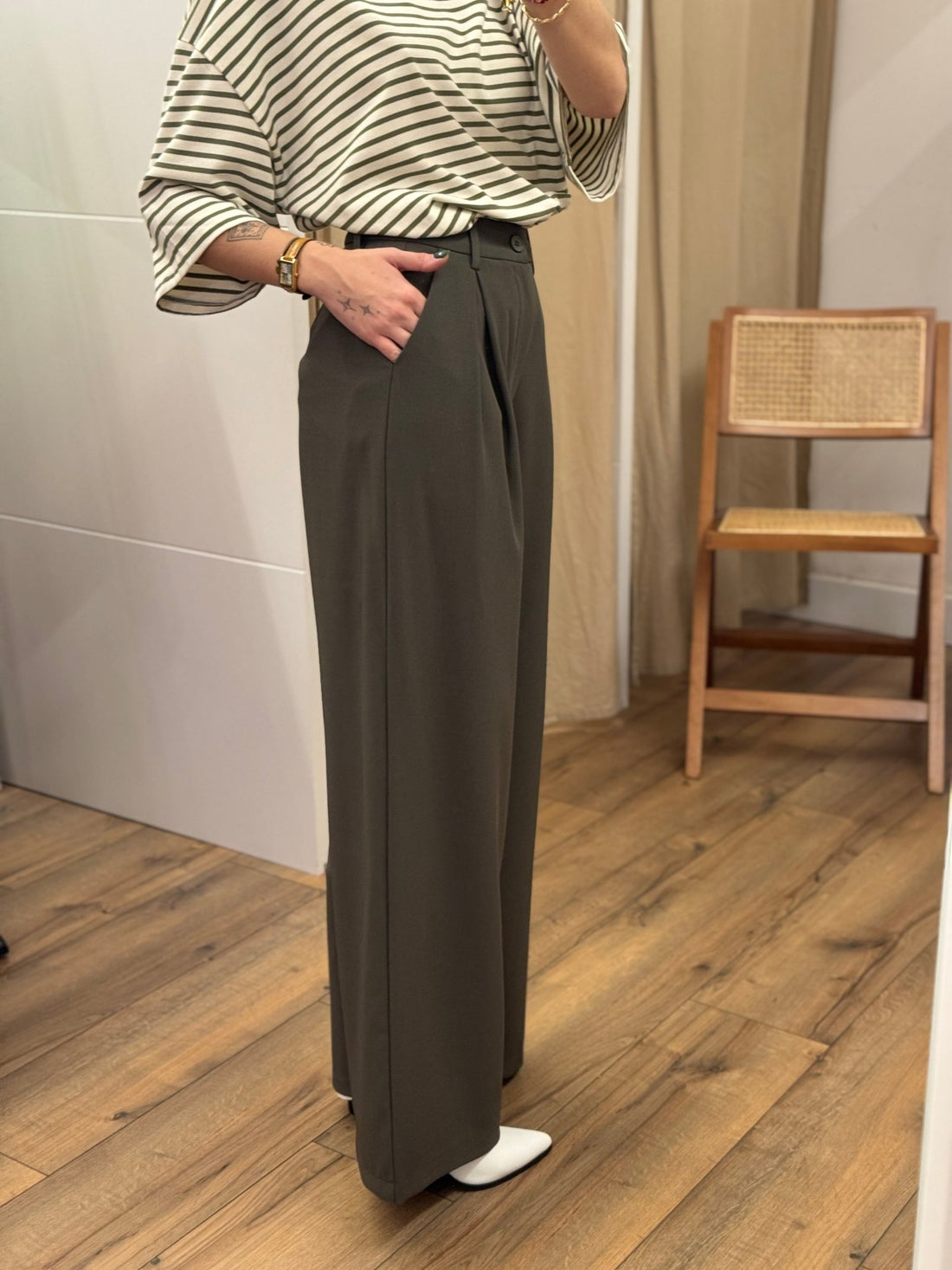Pantalon Ghislain kaki - Léone