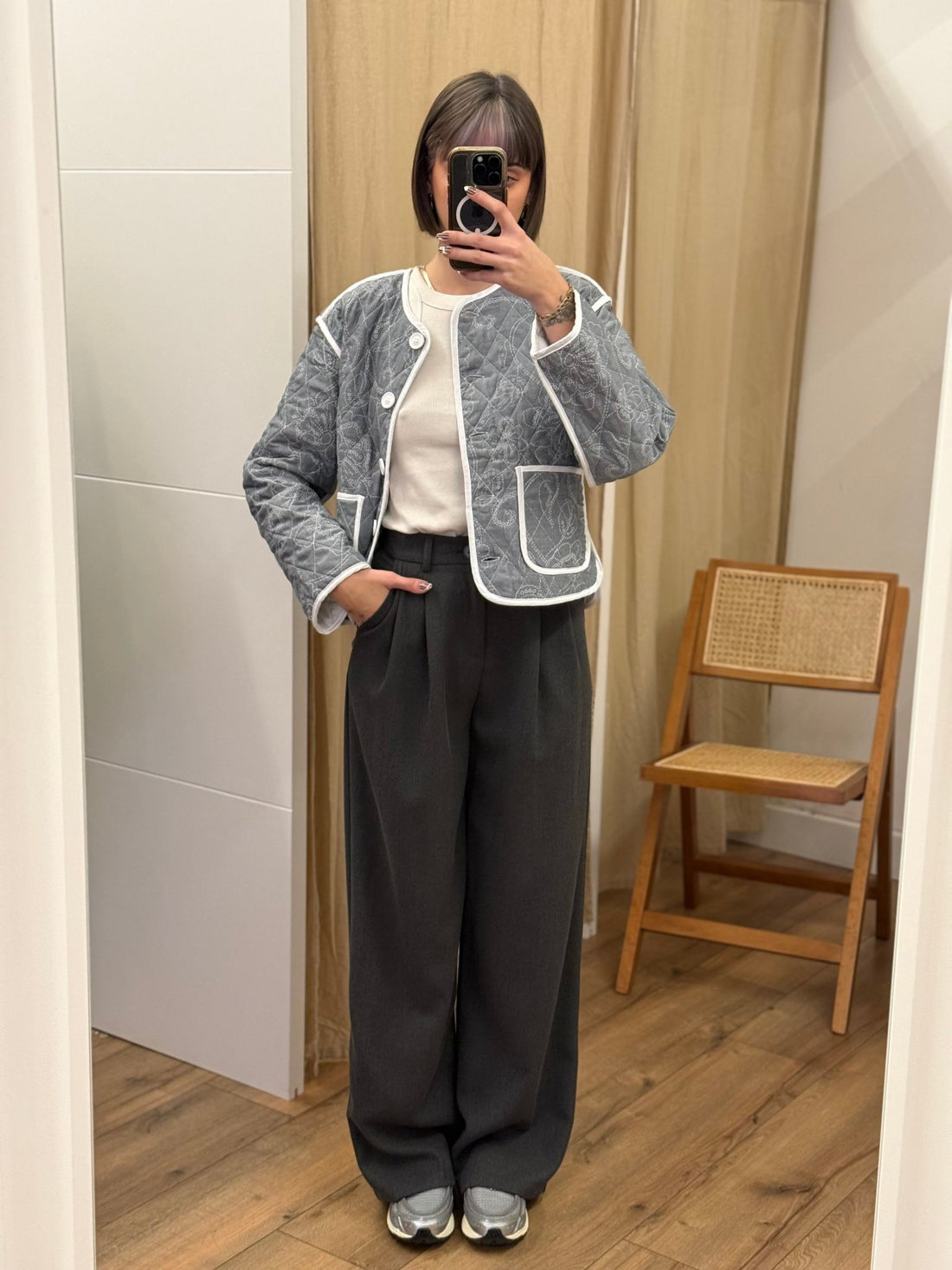 Pantalon gris billy - Léone