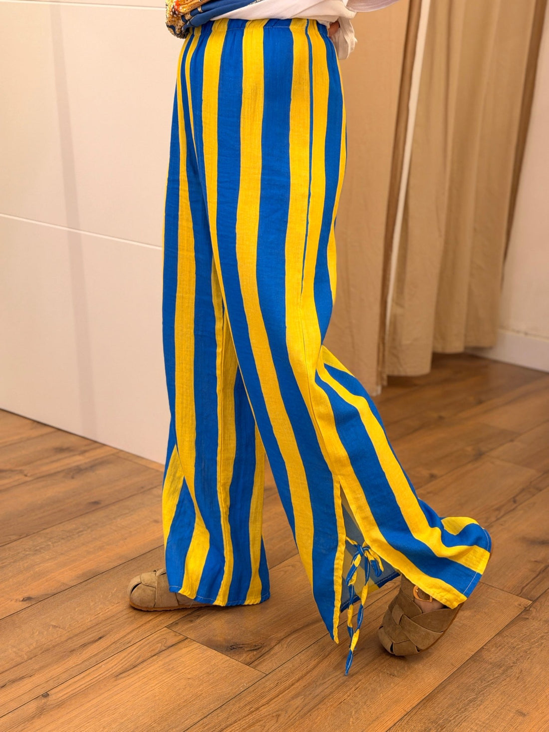 Pantalon Isa rayé - Léone
