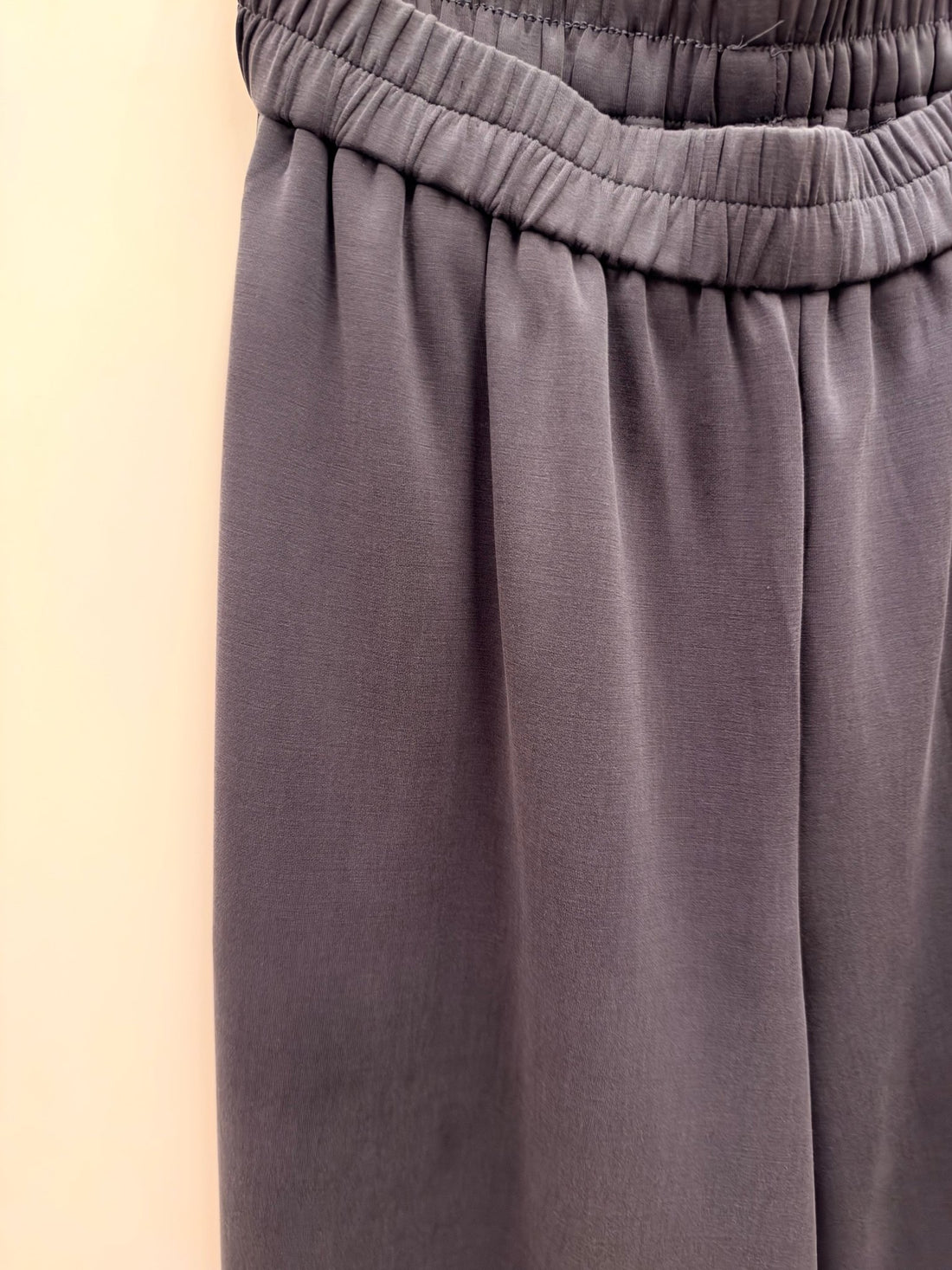 Pantalon large casual gris - Léone