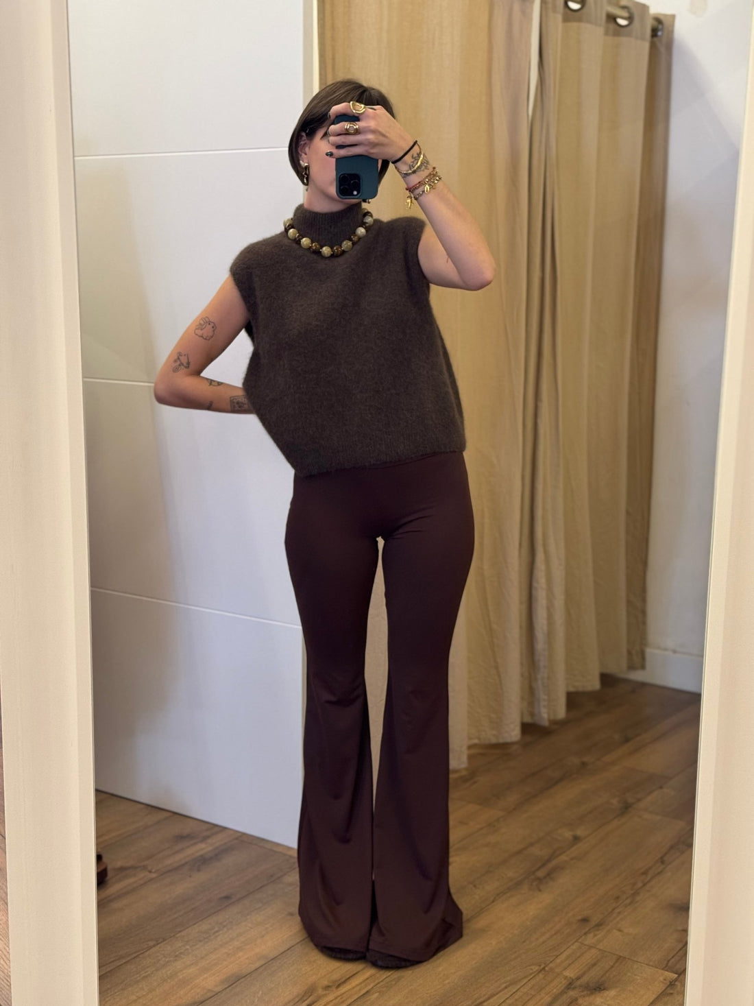 Pantalon Louison marron - Léone