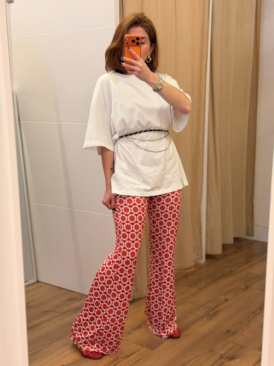 Pantalon Luc rouge - Léone