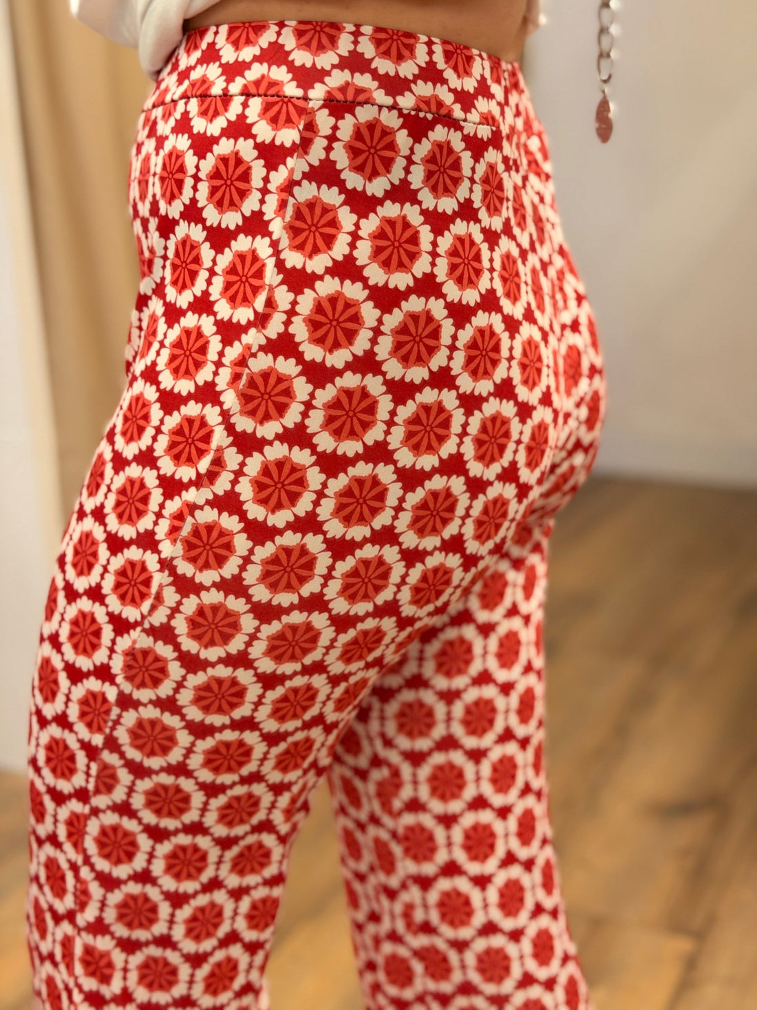 Pantalon Luc rouge - Léone