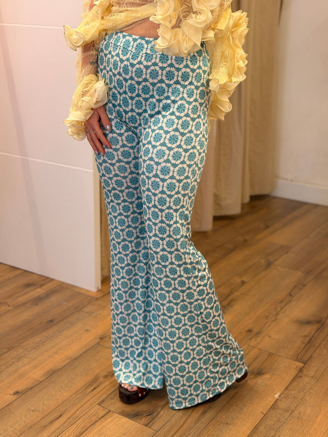 Pantalon Luc turquoise - Léone