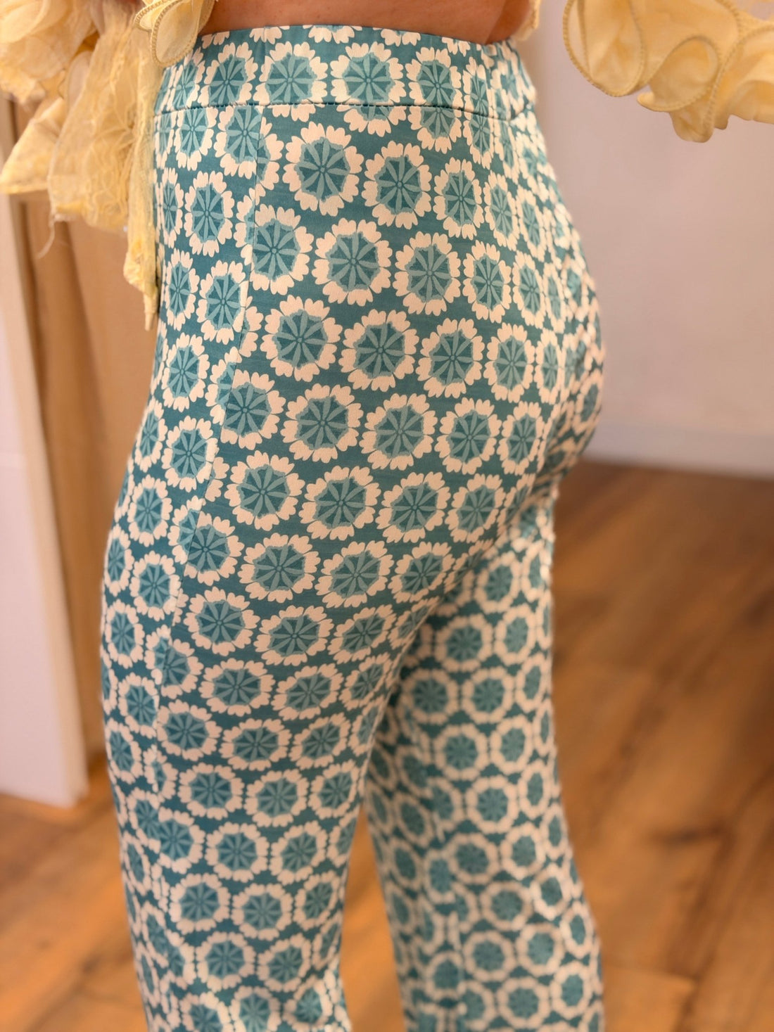 Pantalon Luc turquoise - Léone