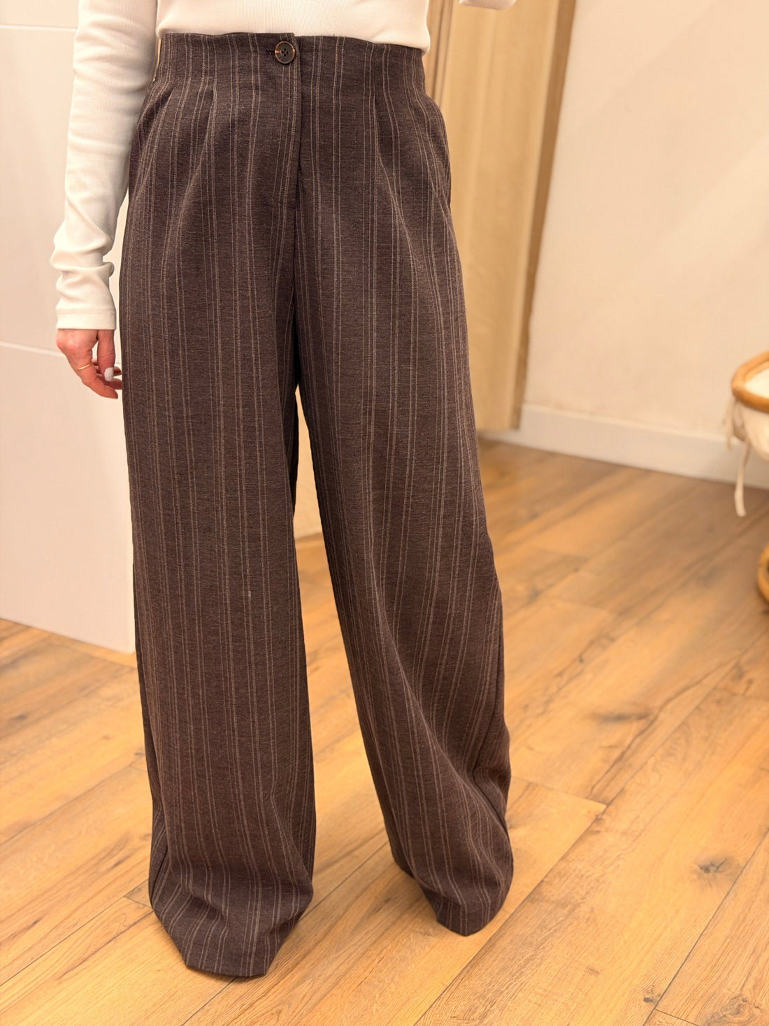 Pantalon Lucas bordeaux - Léone